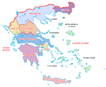 Antigua Grecia para niños: geografía