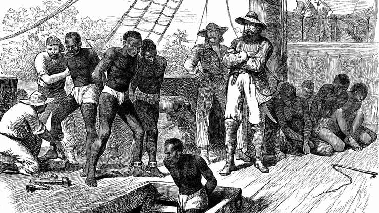 Datos sobre la trata triangular de esclavos para niños