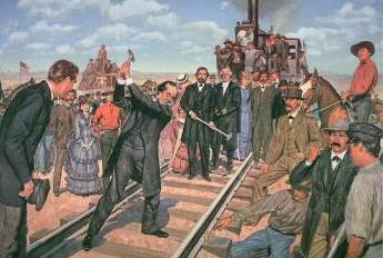 Historia: primer ferrocarril transcontinental