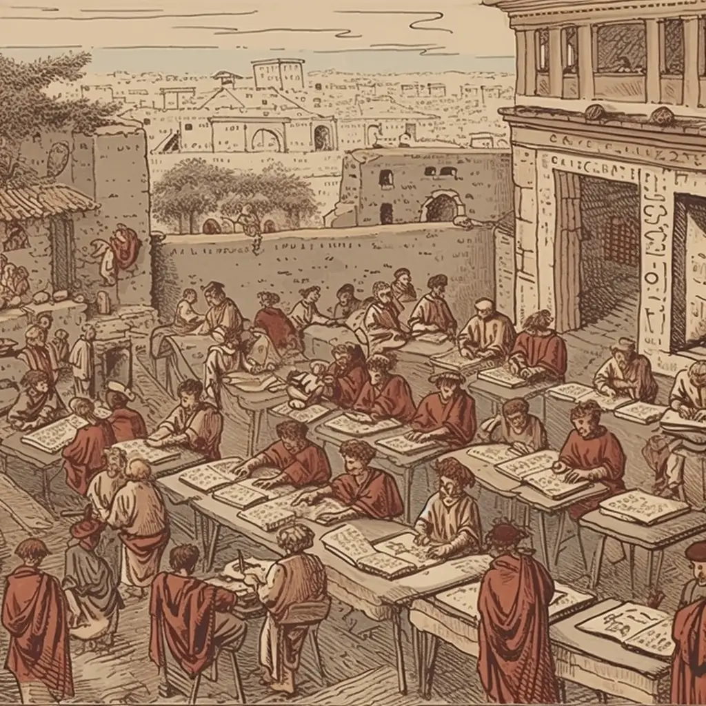 La vida cotidiana romana – cuento para niños