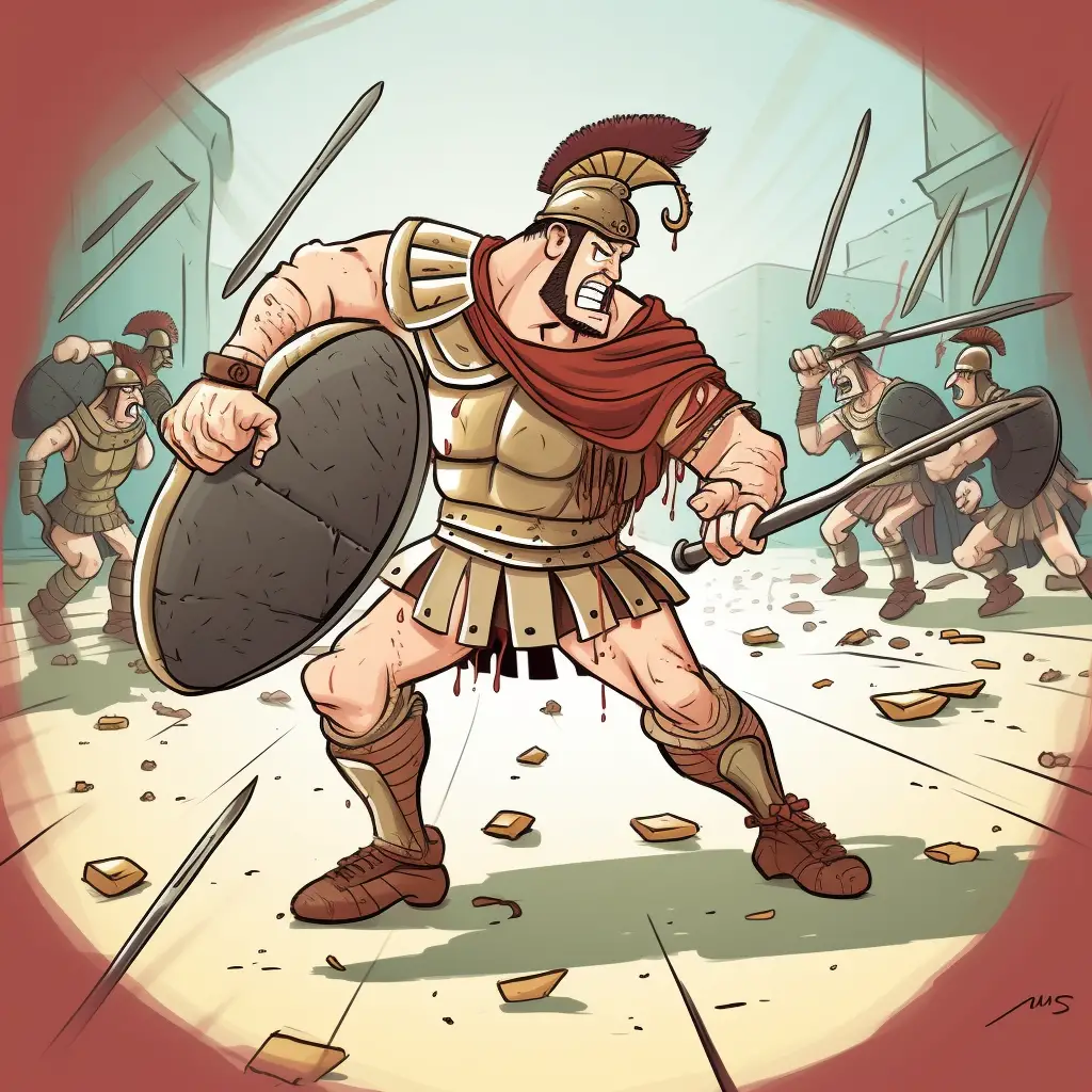 Gladiadores romanos – cuento para niños