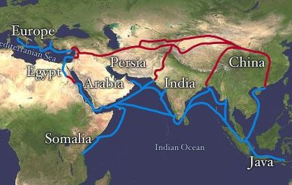 La antigua China para niños: la ruta de la seda