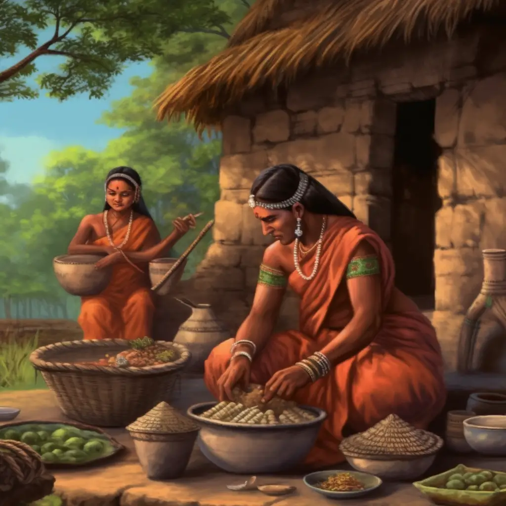 La vida cotidiana de la antigua India – cuento para niños