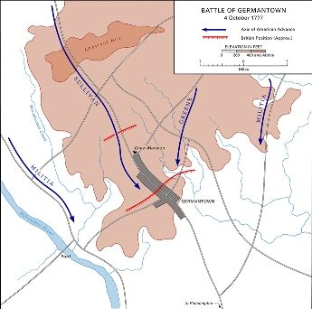 Revolución Americana: Batalla de Germantown