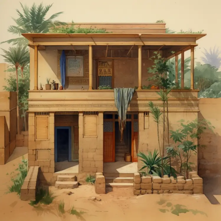 Casas egipcias – cuento para niños