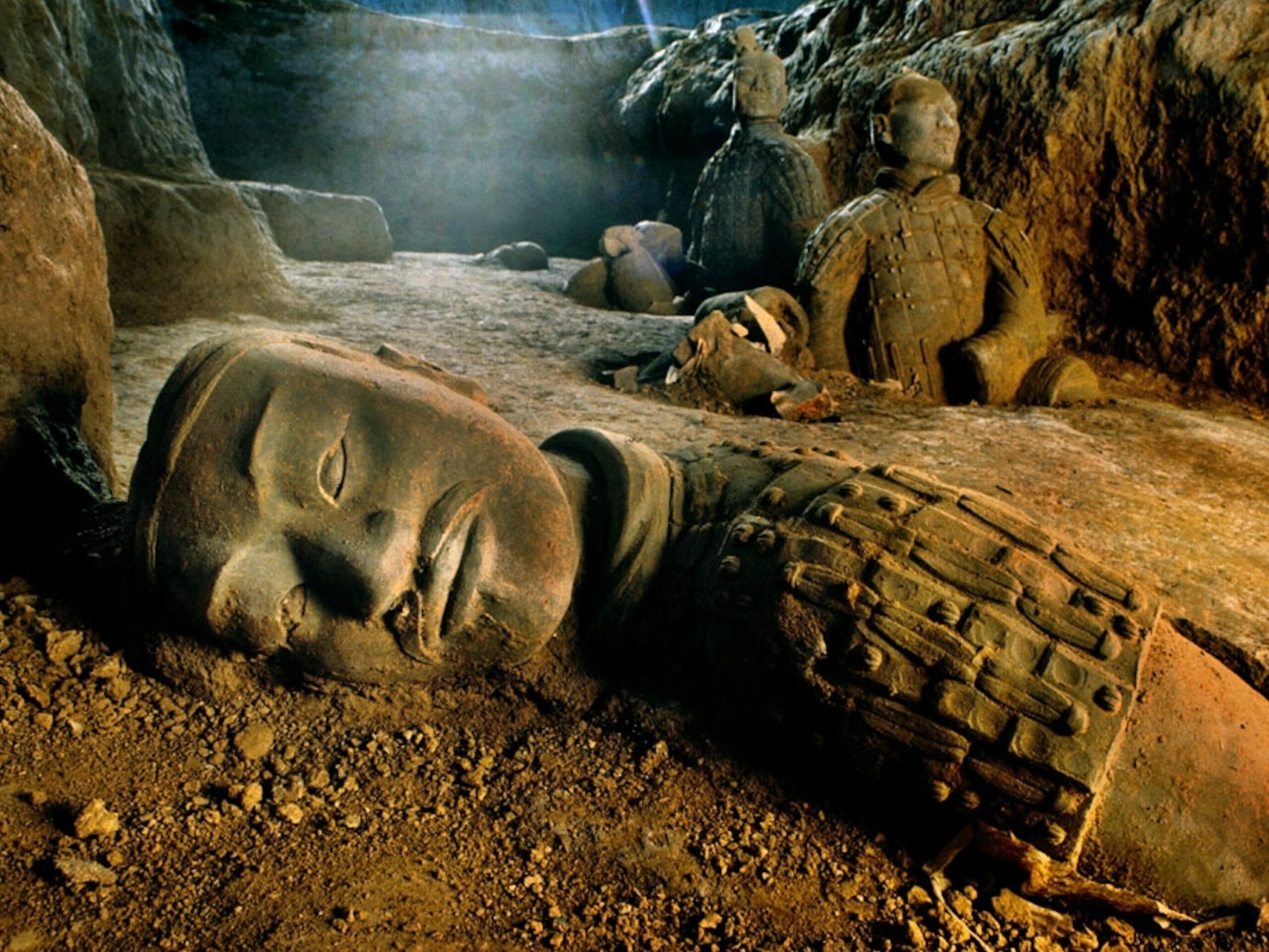 Historia de los guerreros de terracota de China en la tumba del emperador Qin