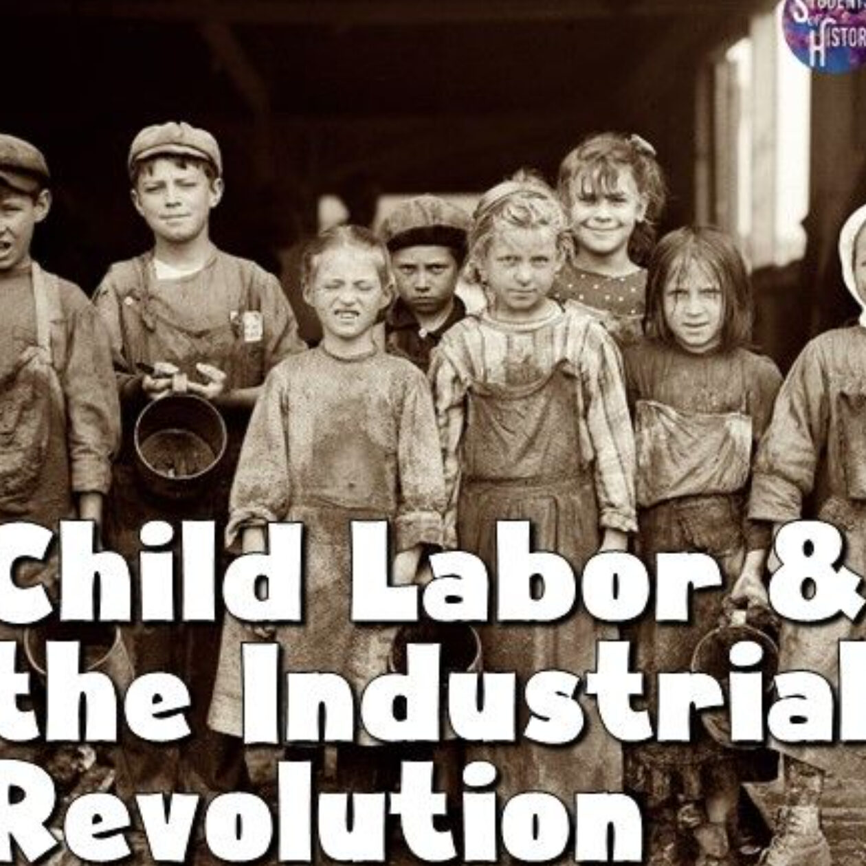 Trabajo infantil durante la revolución industrial en Estados Unidos