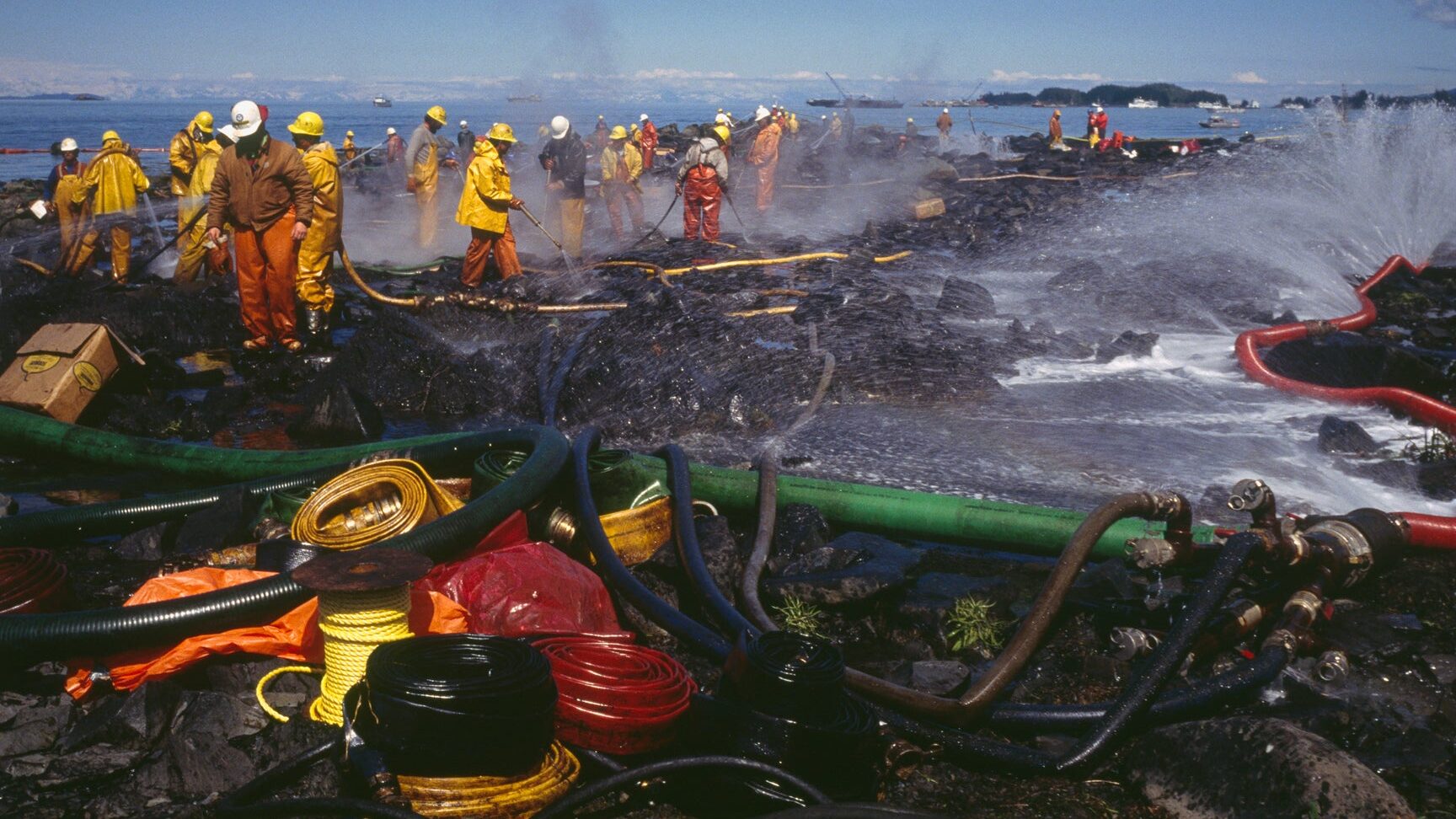 Historia de Estados Unidos: El desastre petrolero del Exxon Valdez para los niños