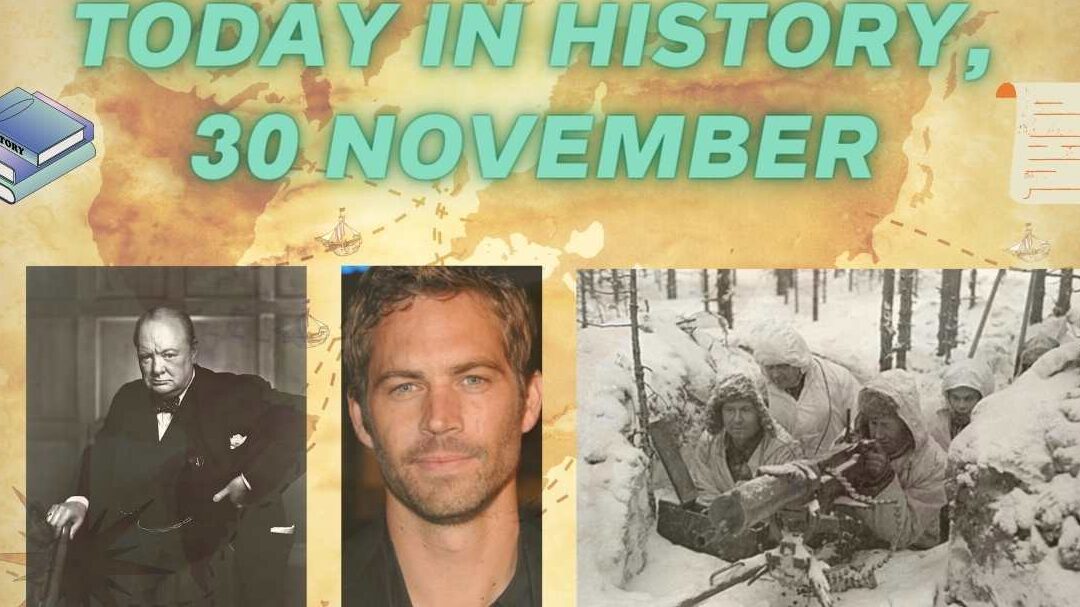 Hoy en la Historia: Cumpleaños y noticias divertidas del 30 de noviembre.