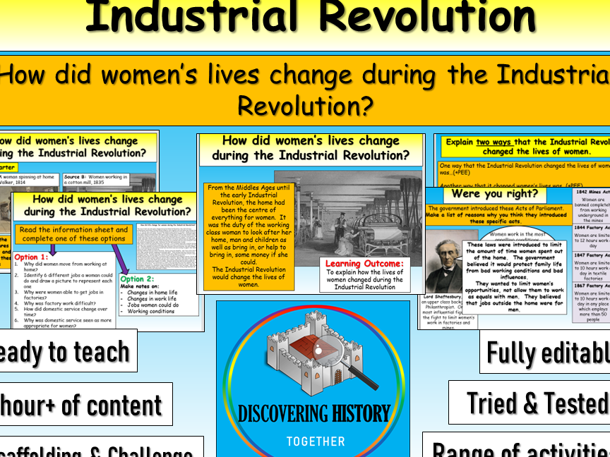 Mujeres de la Revolución Industrial |
