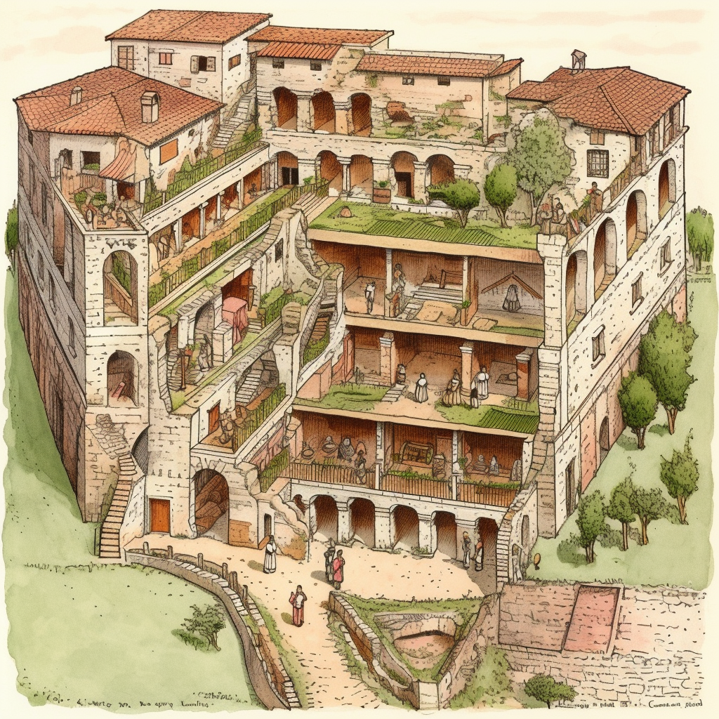 La vida cotidiana romana – cuento para niños