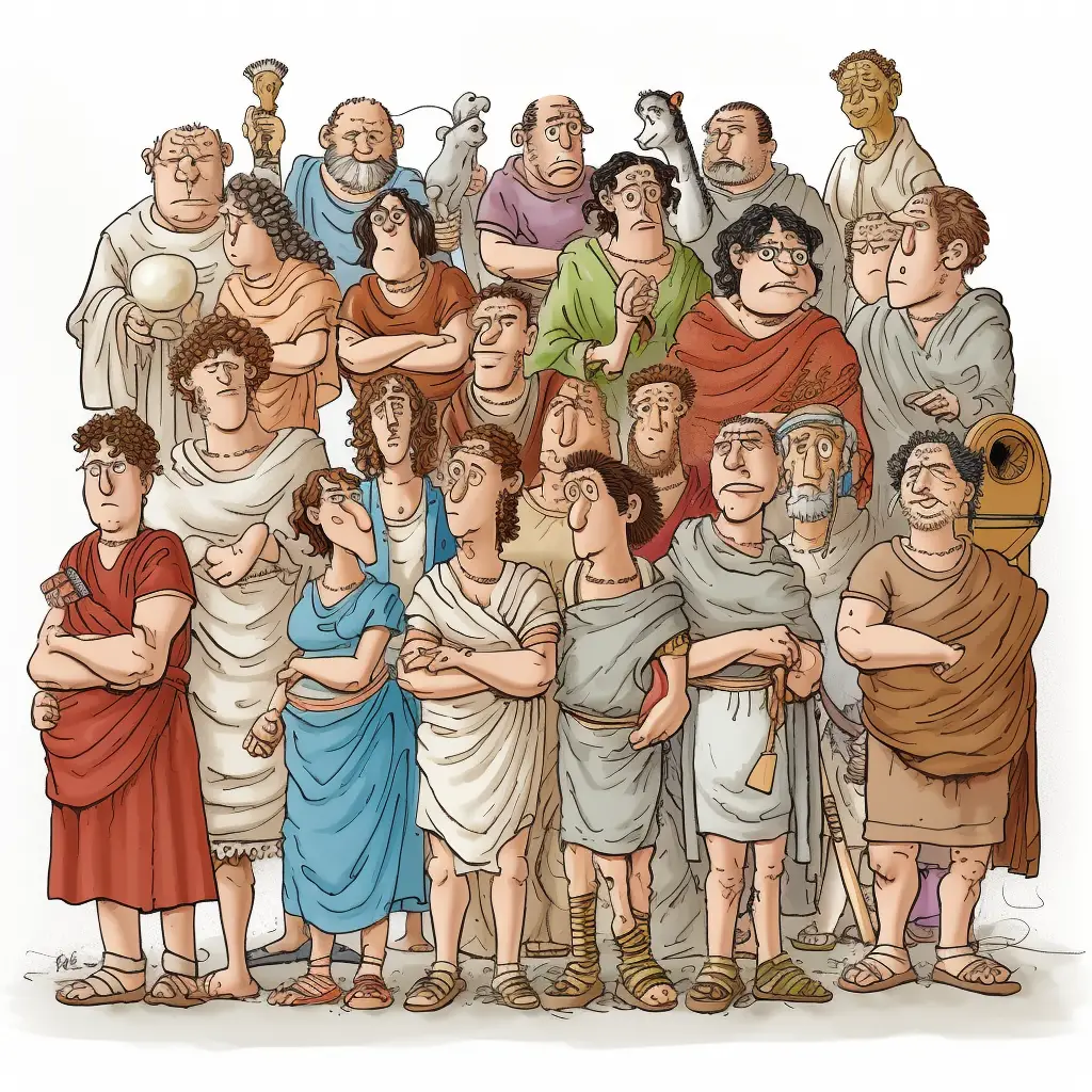 La vida cotidiana romana – cuento para niños
