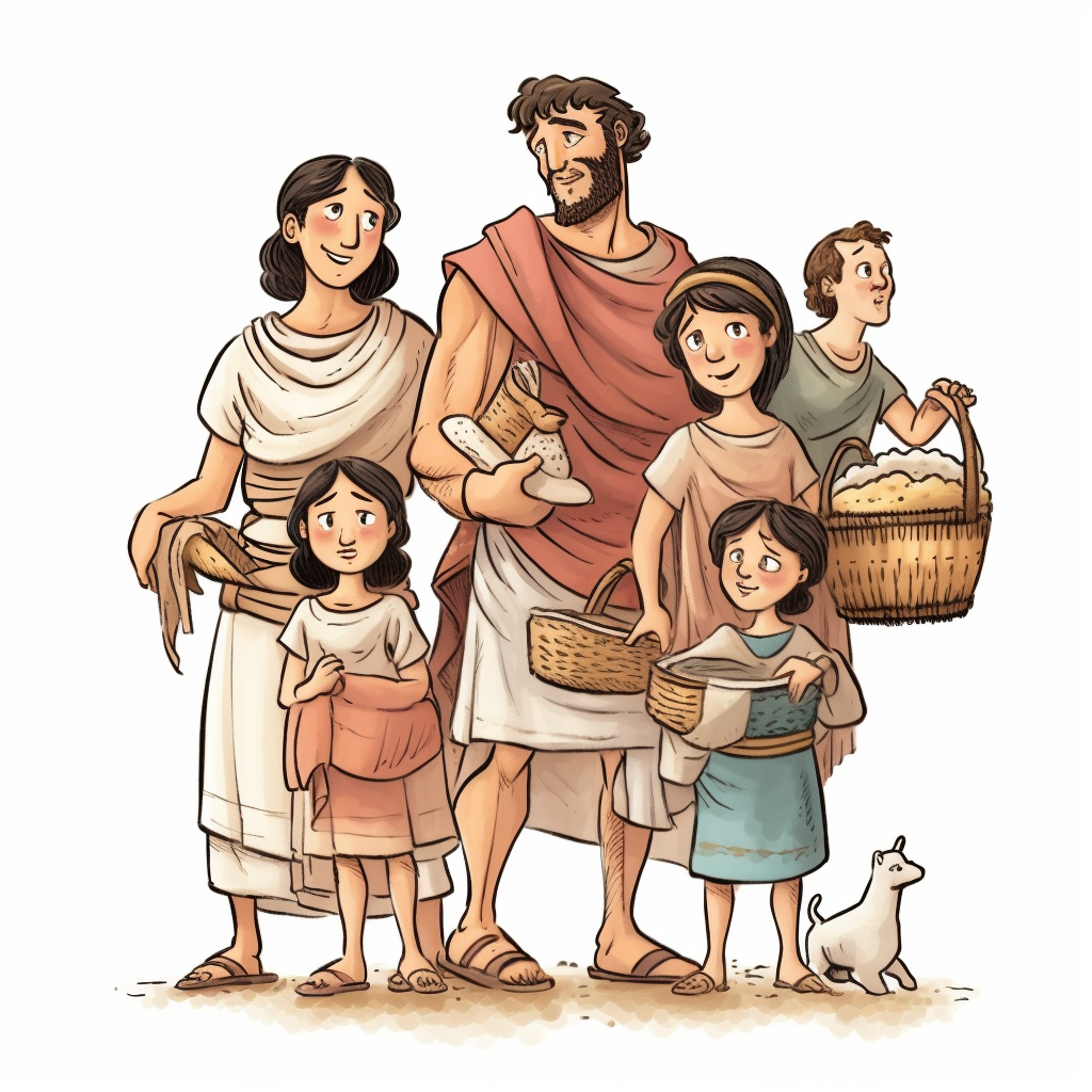 La vida cotidiana romana – cuento para niños