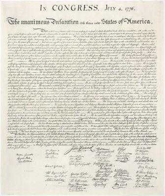 Revolución Americana: Declaración de Independencia