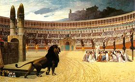 Historia de la antigua Roma para niños: la arena y el entretenimiento.