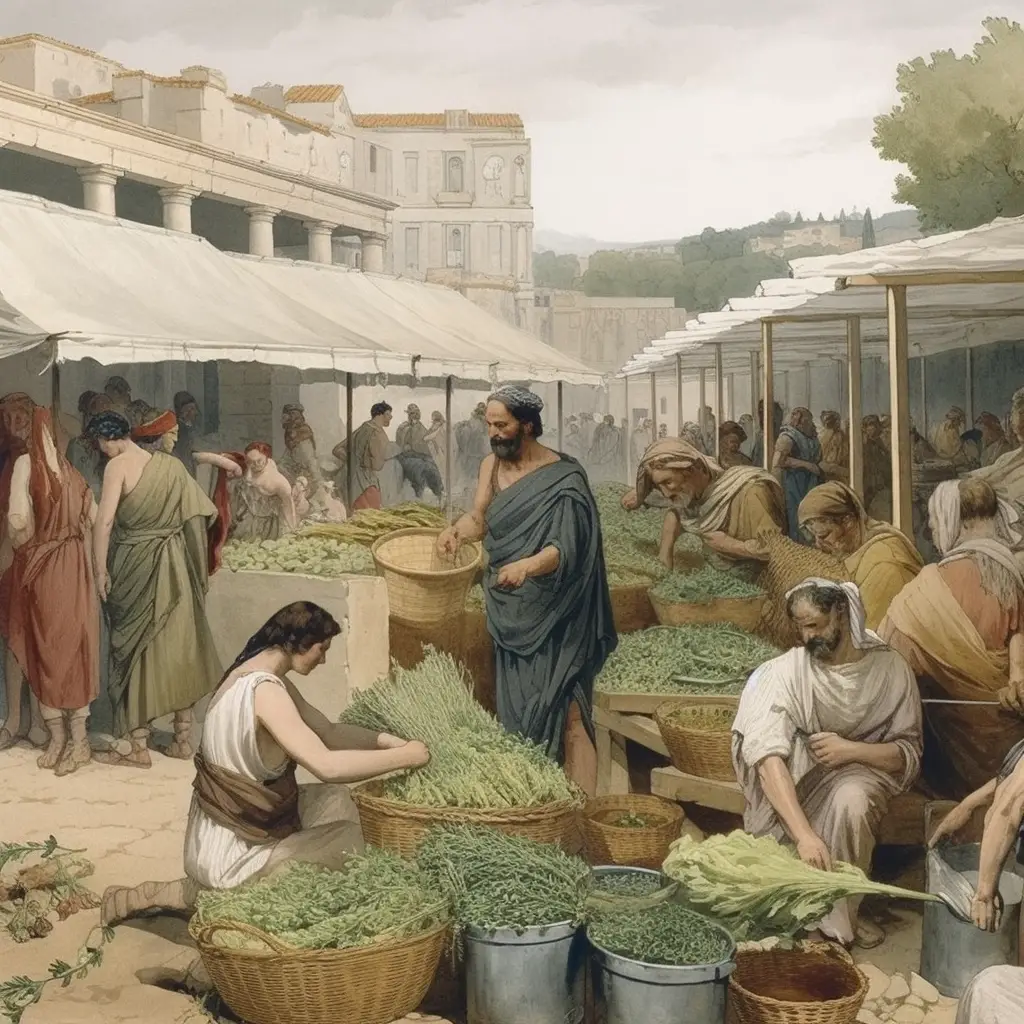 Agricultores de la antigua Grecia – cuento para niños