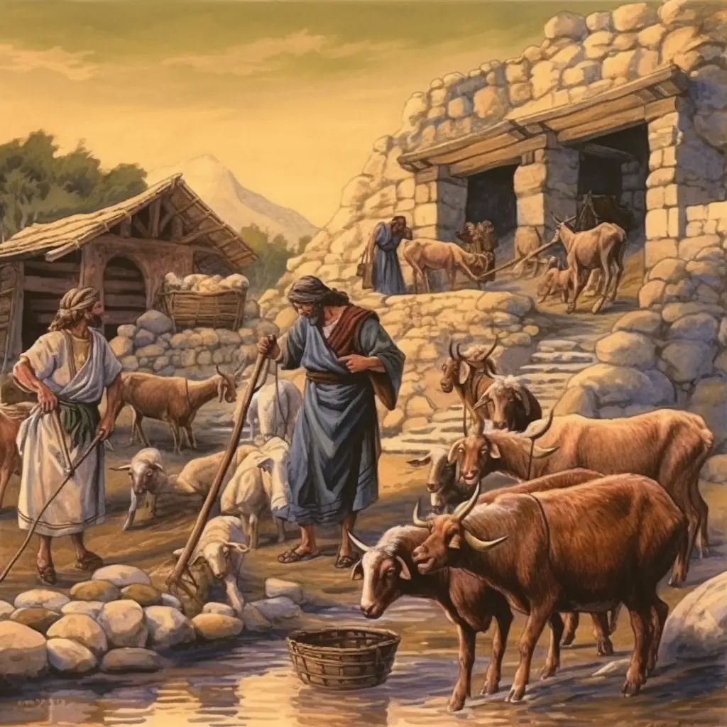 Agricultores de la antigua Grecia – cuento para niños