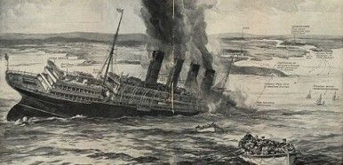Primera Guerra Mundial: Hundimiento del Lusitania