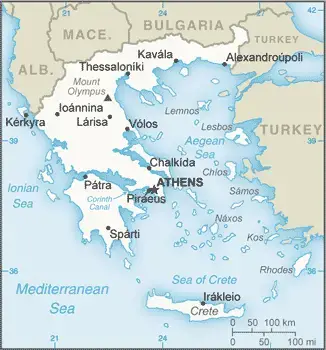 Antigua Grecia para niños: geografía