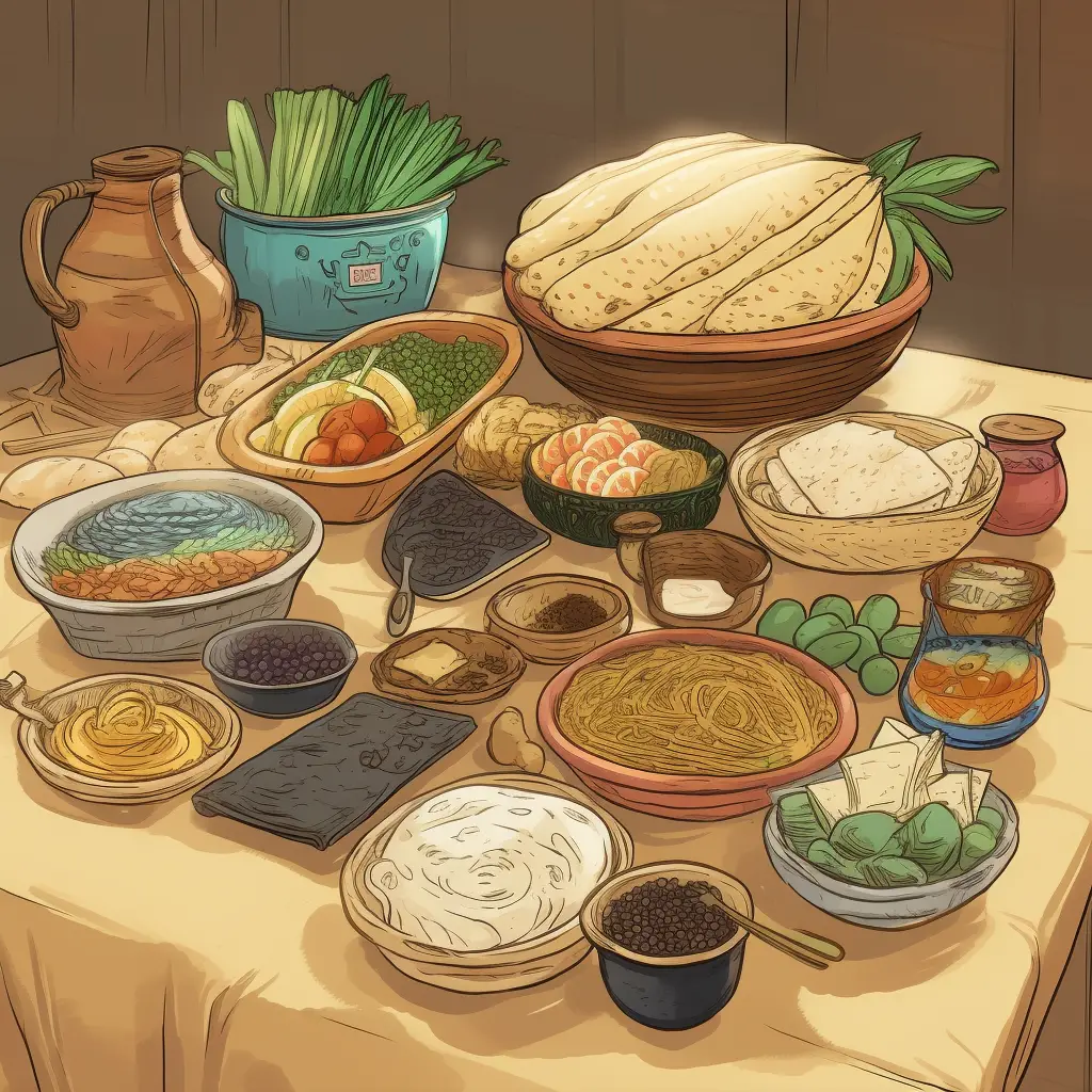 Comida egipcia – cuento para niños
