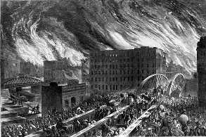 Historia de Estados Unidos: El gran incendio de Chicago para los niños