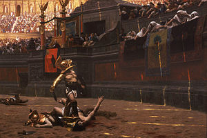 Historia de la antigua Roma para niños: la arena y el entretenimiento.