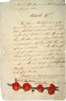 Revolución Americana: El Tratado de París