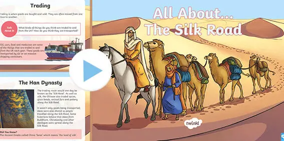 KS2 Todo sobre la Ruta de la Seda PowerPoint (hecho por profesores)