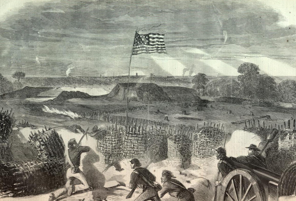 Imagen del asedio de Vicksburg