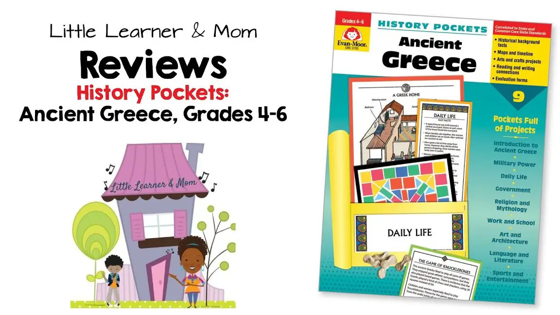 Repaso de History Pockets Ancient Greek, grados 4-6 por Little Learner y Mom
