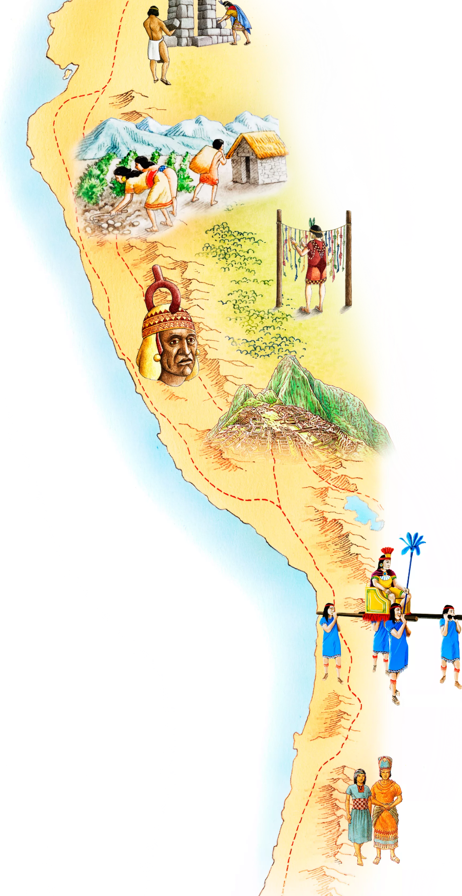 Datos e historia de la civilización inca.