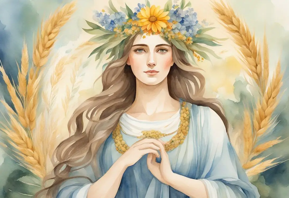 Diosa griega Deméter (Reina de la cosecha y las estaciones) - witchymagicks.com