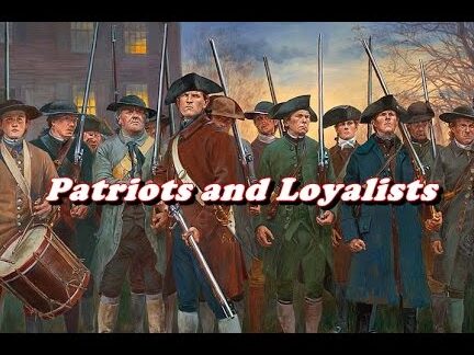Resumen de historia: patriotas y leales