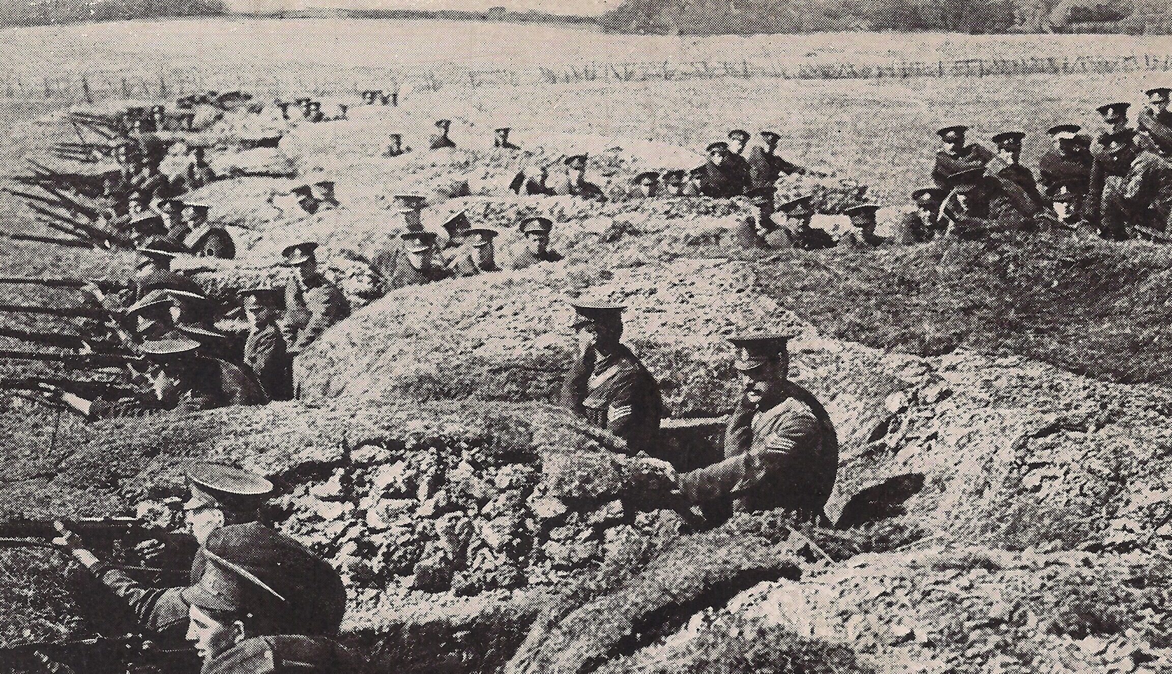 Las primeras trincheras de la Primera Guerra Mundial - The History Press